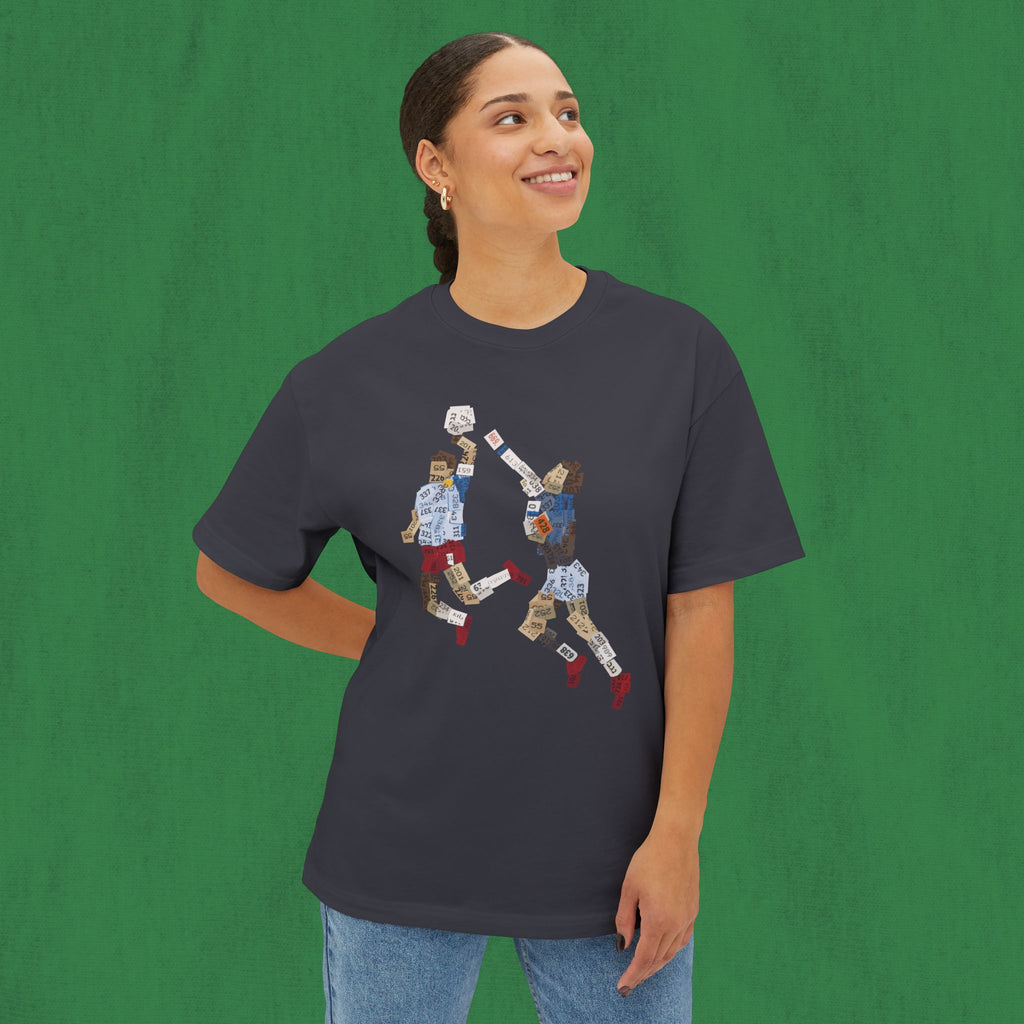 Oversized Boxy T-shirt - Maradona Hand of God
