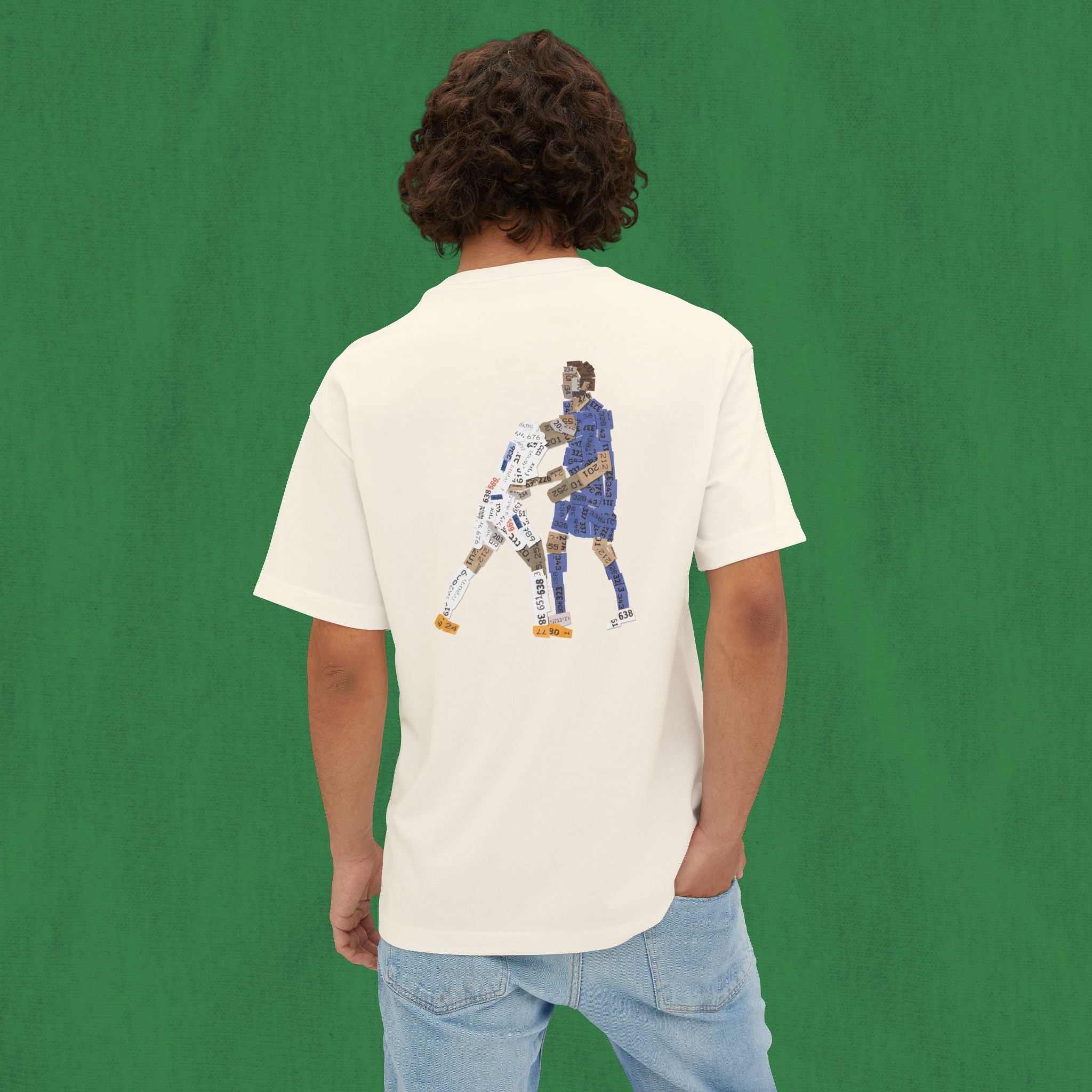 Oversized T-shirt Back Design - Zidane 2006