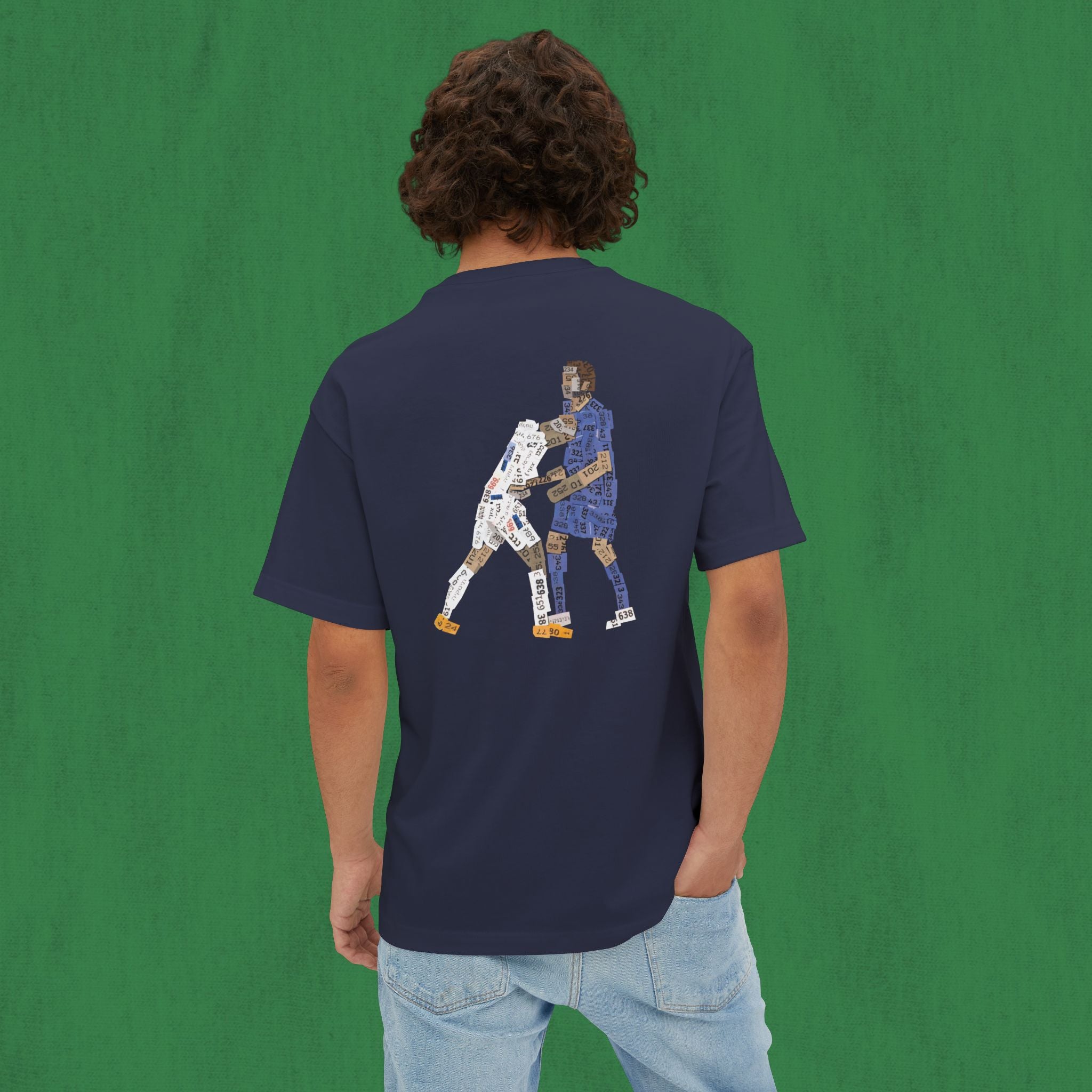 Oversized T-shirt Back Design - Zidane 2006