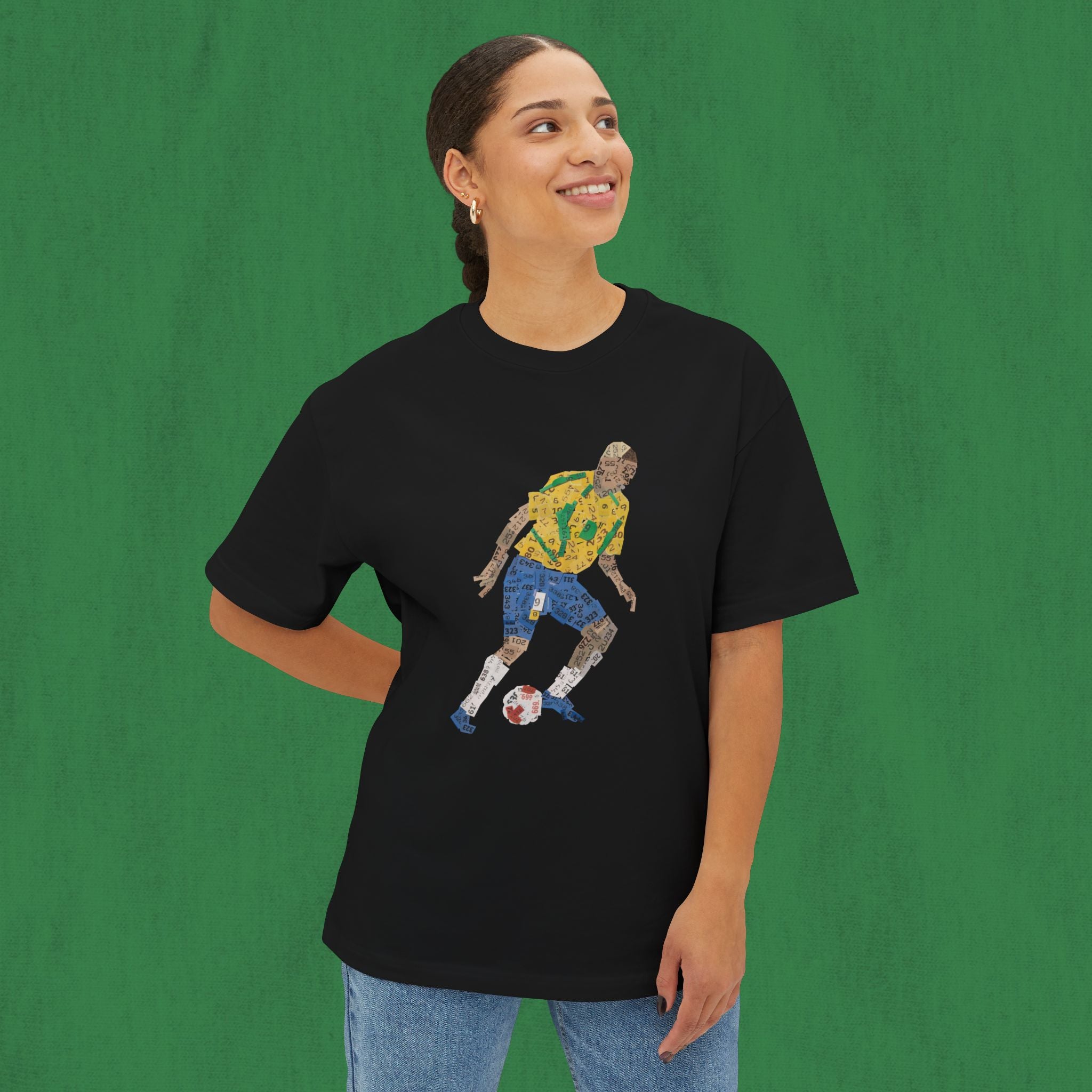Oversized Boxy T-shirt - Ronaldo Nazario R9