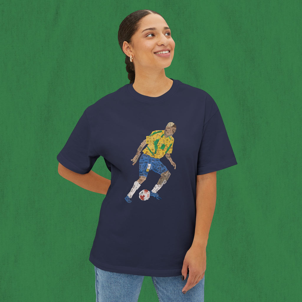 Oversized Boxy T-shirt - Ronaldo Nazario R9