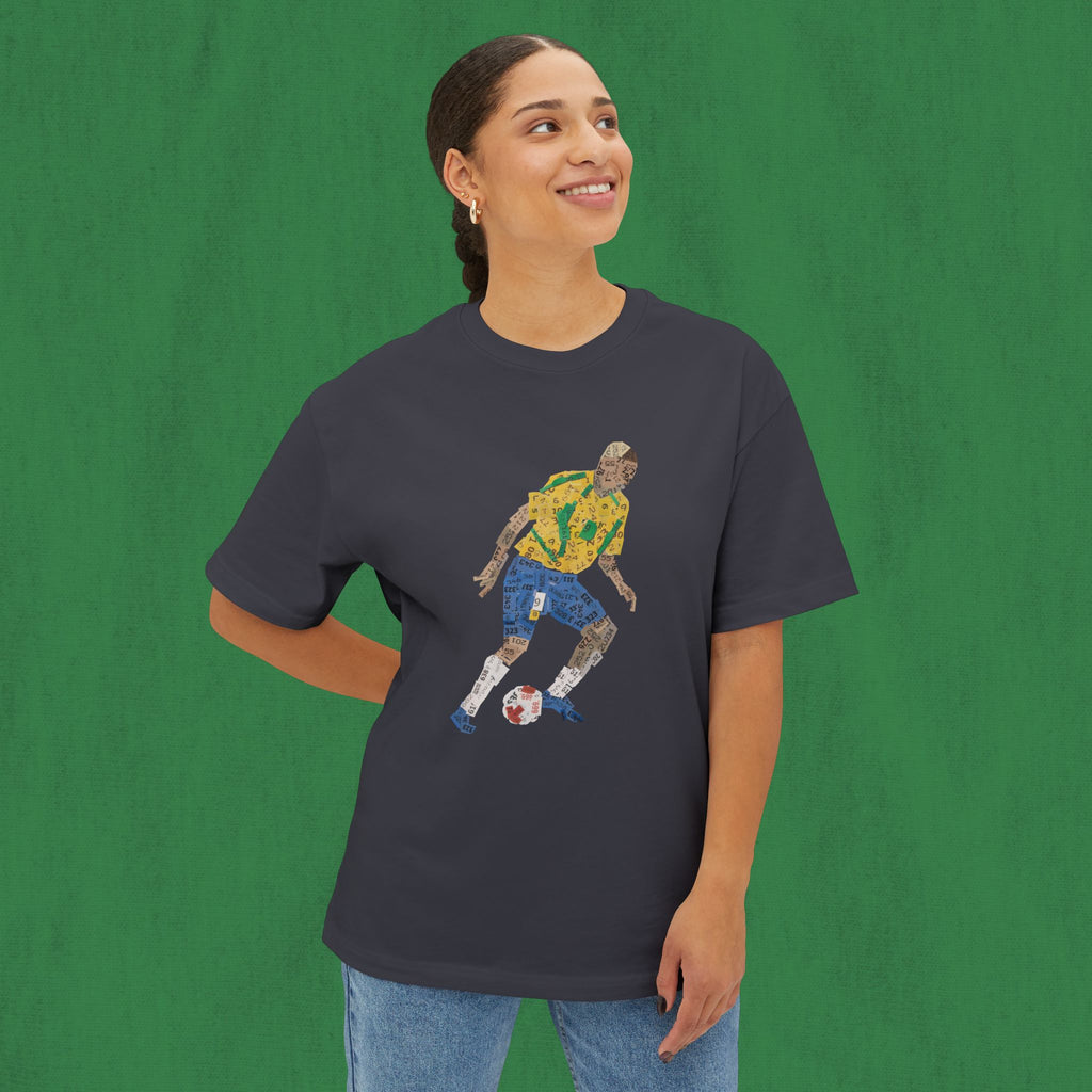 Oversized Boxy T-shirt - Ronaldo Nazario R9