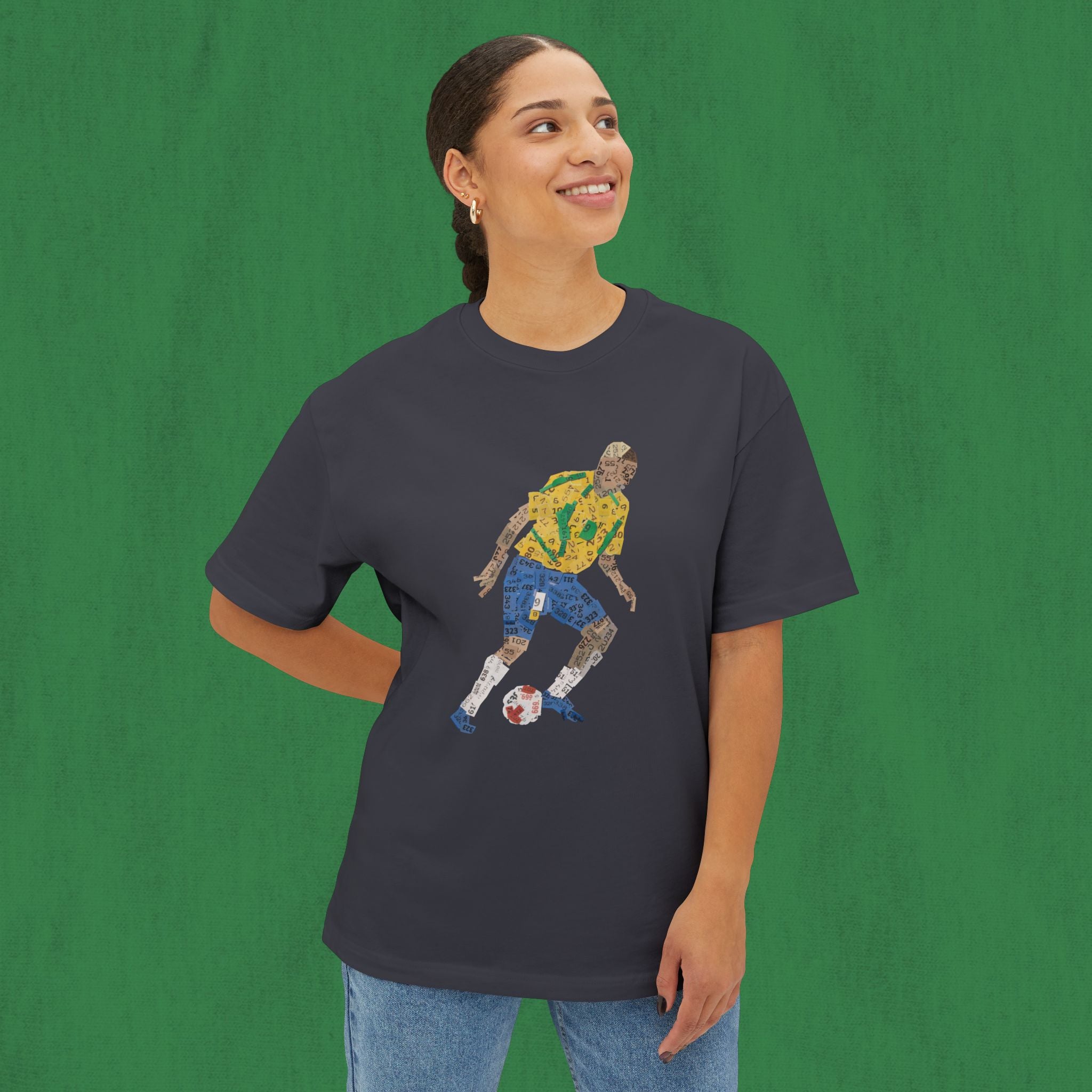 Oversized Boxy T-shirt - Ronaldo Nazario R9