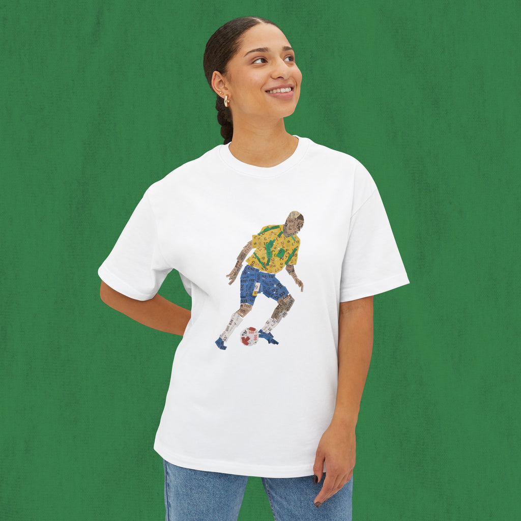 Oversized Boxy T-shirt - Ronaldo Nazario R9