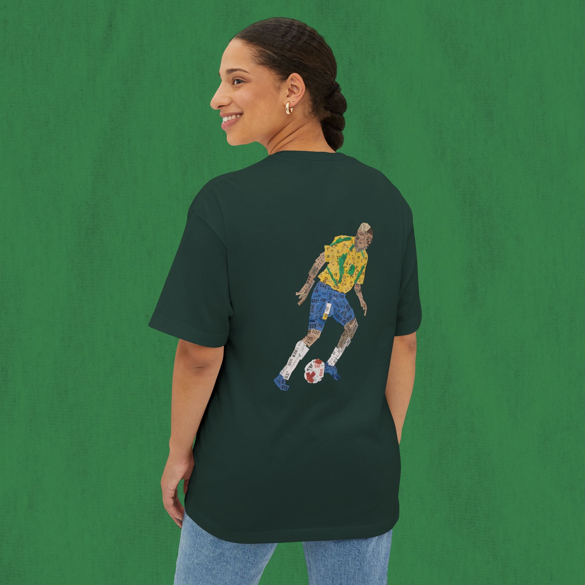 Oversized T-shirt Back Design - Ronaldo Nazario R9