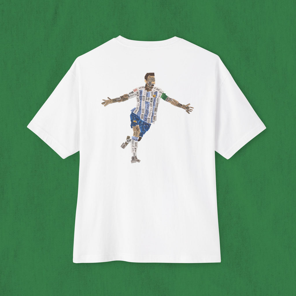 Oversized T-shirt Back Design - Messi