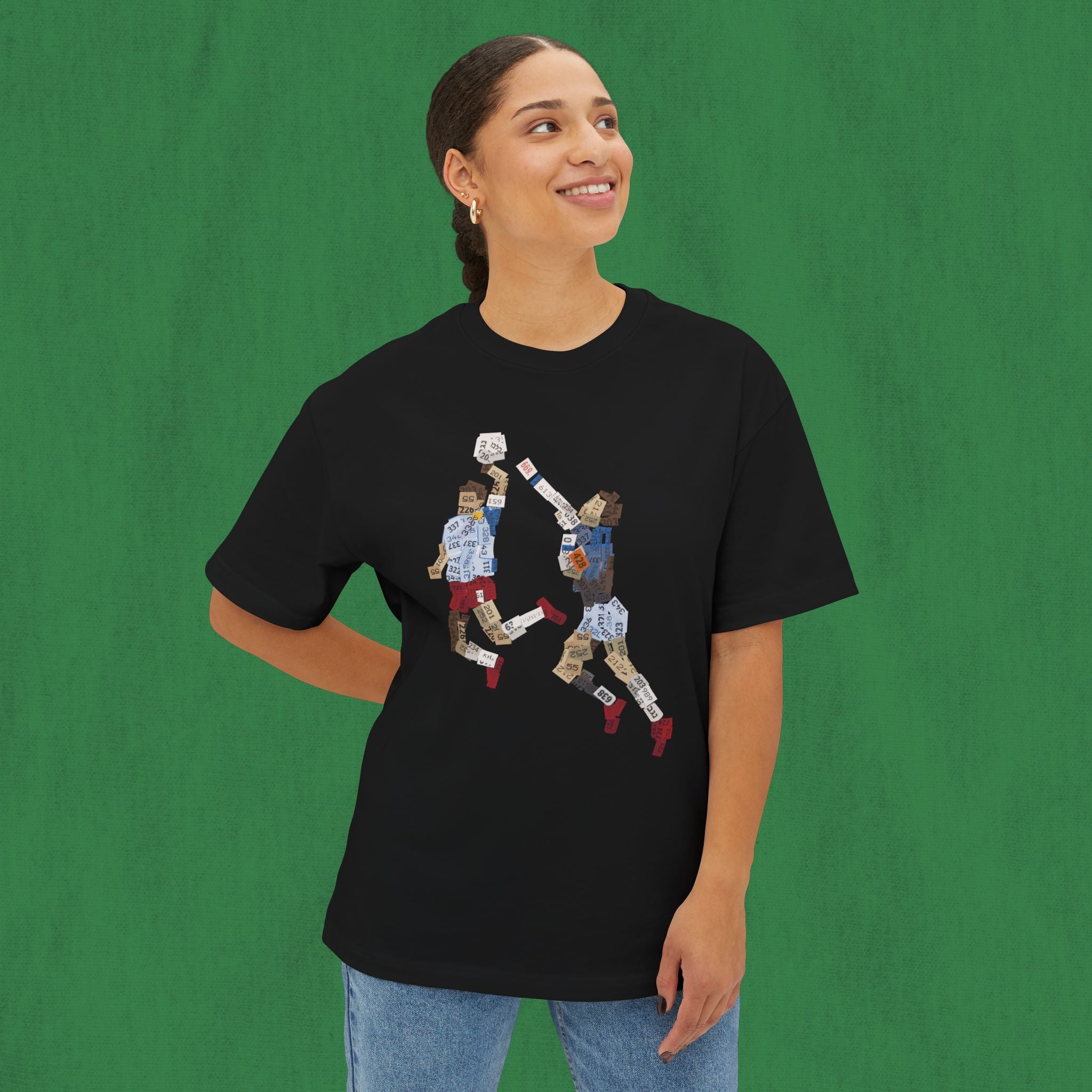 Oversized Boxy T-shirt - Maradona Hand of God