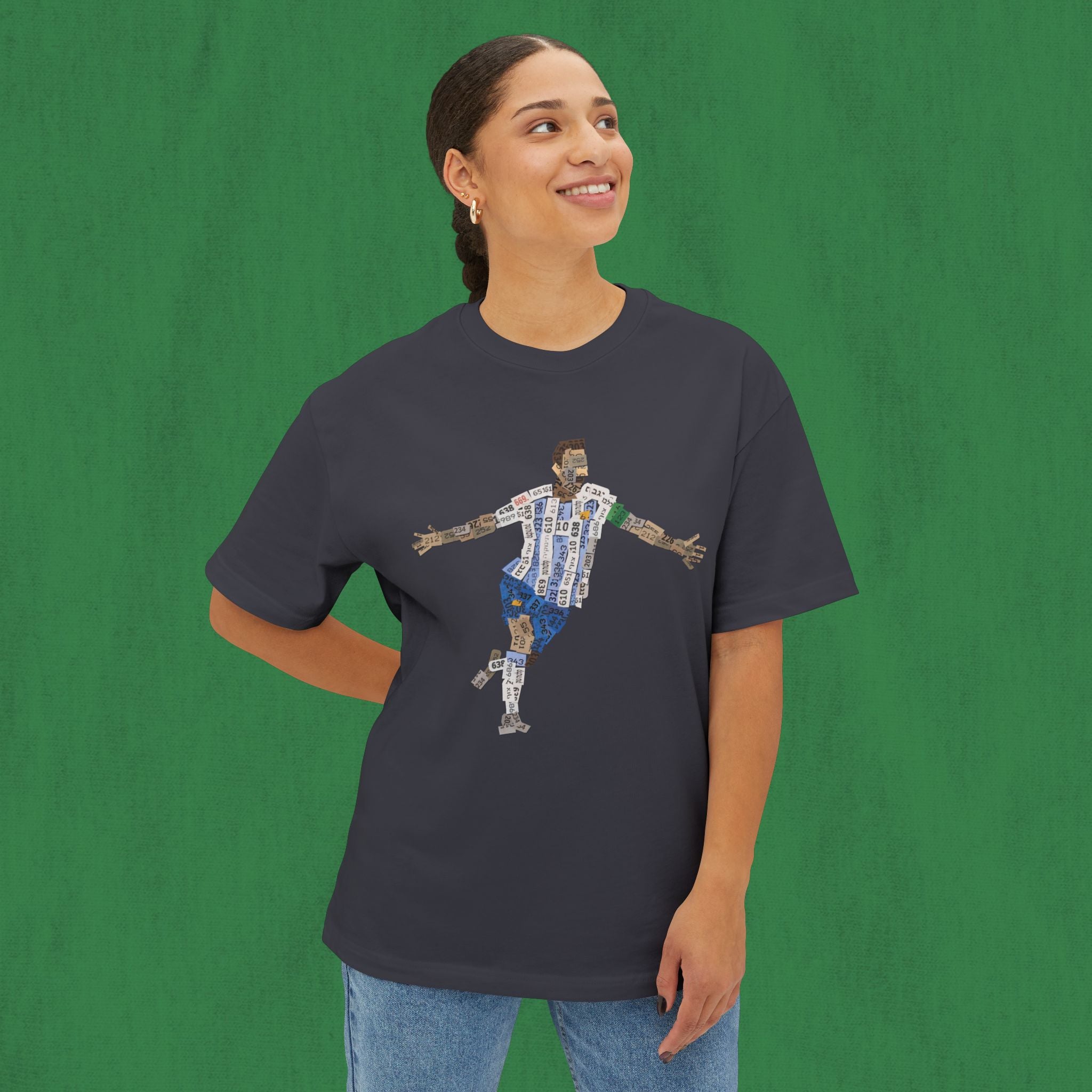 Oversized Boxy T-Shirt - Messi