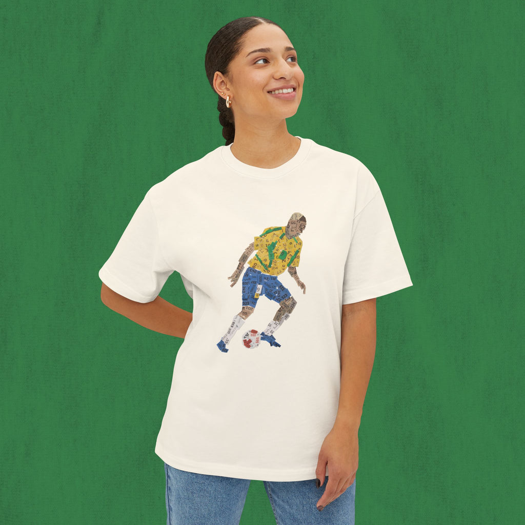 Oversized Boxy T-shirt - Ronaldo Nazario R9