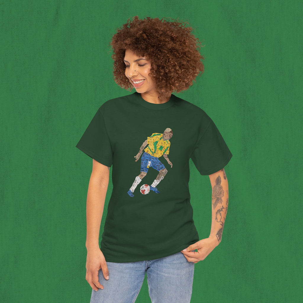 Unisex Heavy Cotton Tee - Ronaldo Nazario R9