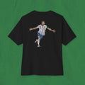 Oversized T-shirt Back Design - Messi
