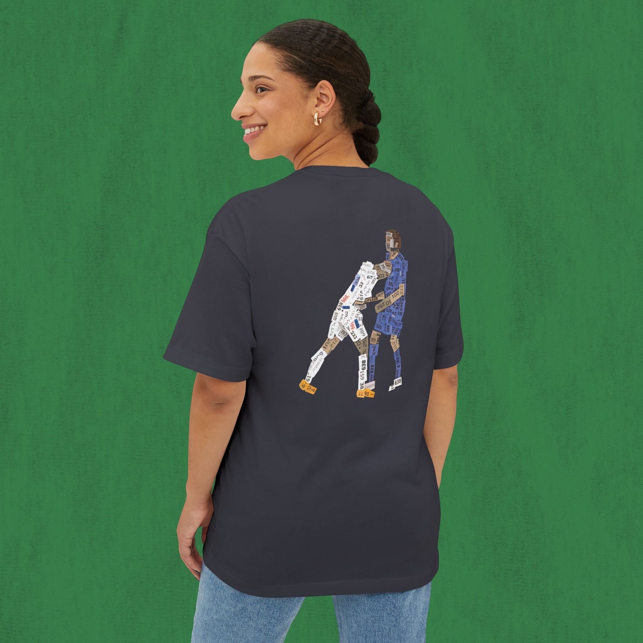 Oversized T-shirt Back Design - Zidane 2006