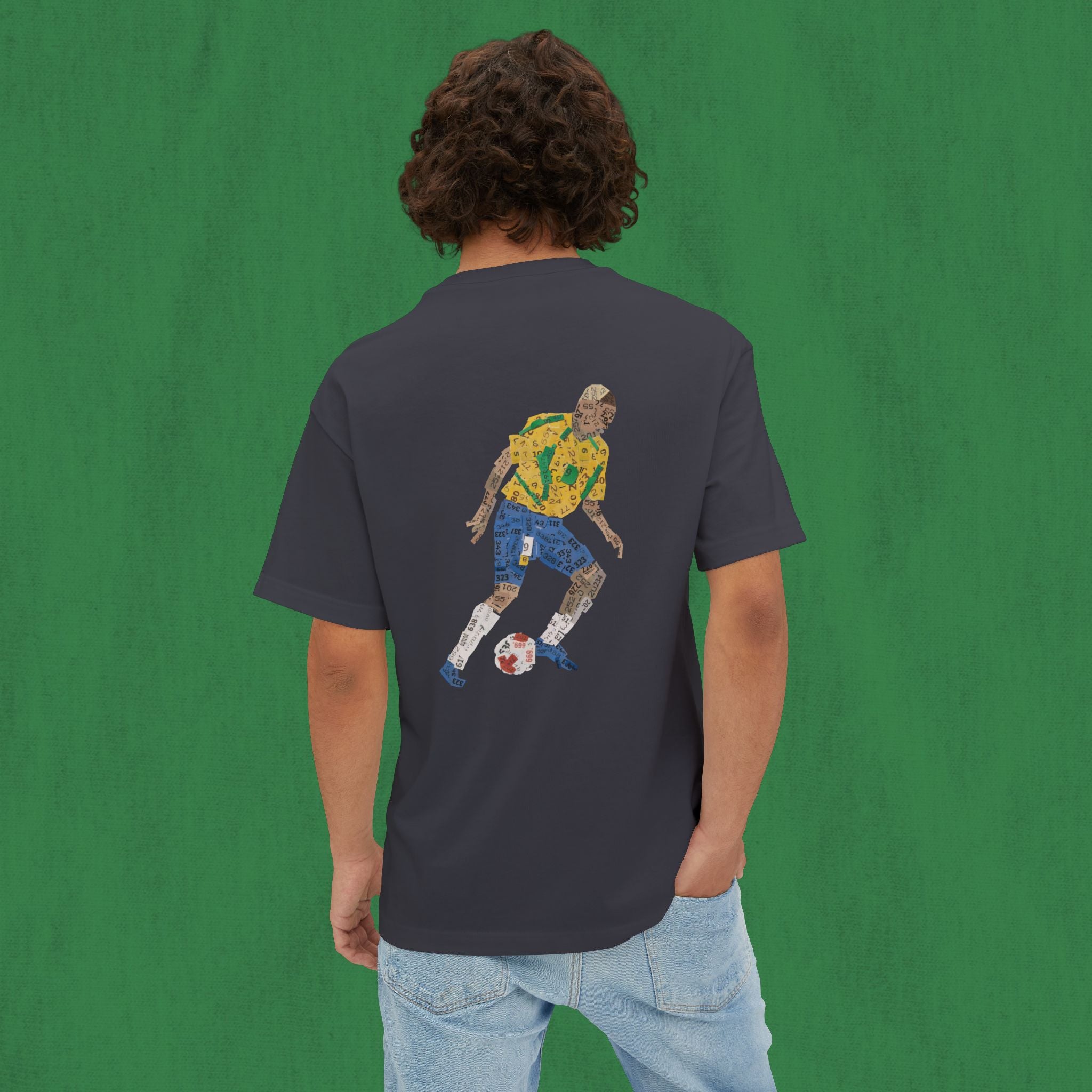 Oversized T-shirt Back Design - Ronaldo Nazario R9