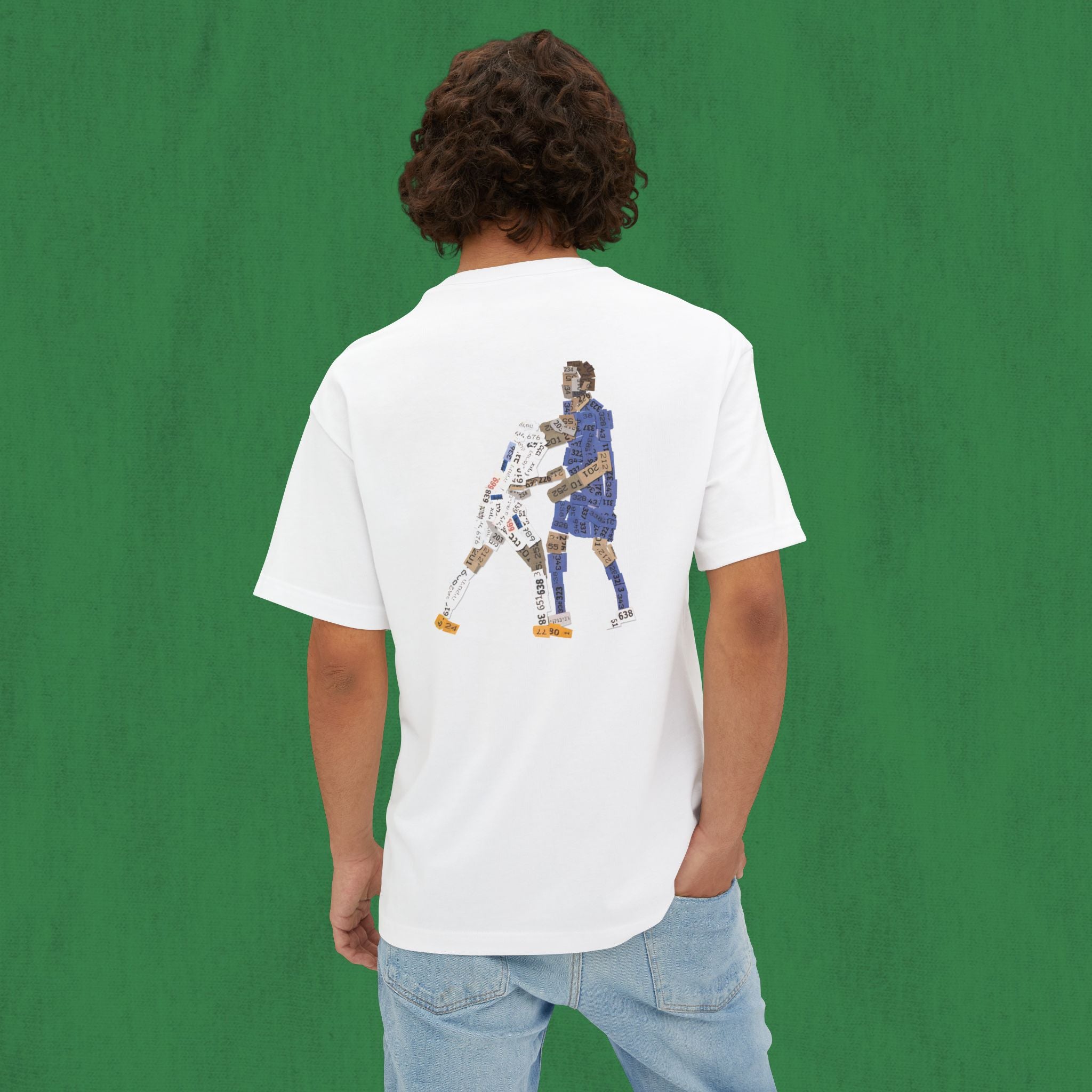 Oversized T-shirt Back Design - Zidane 2006