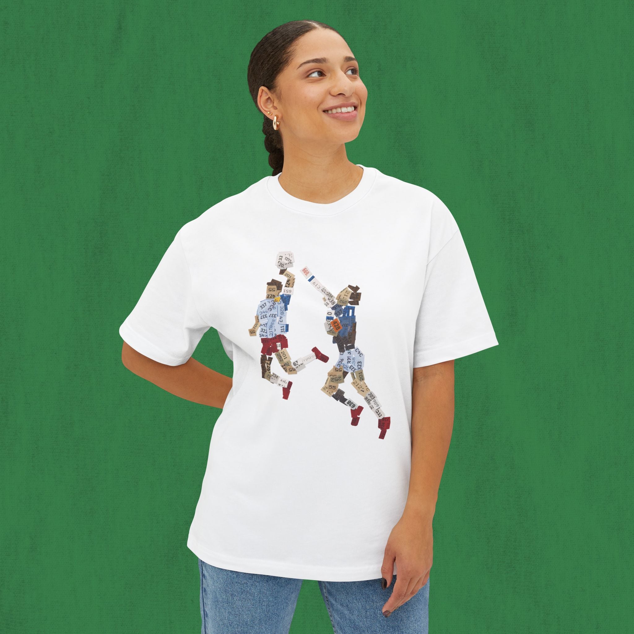 Oversized Boxy T-shirt - Maradona Hand of God