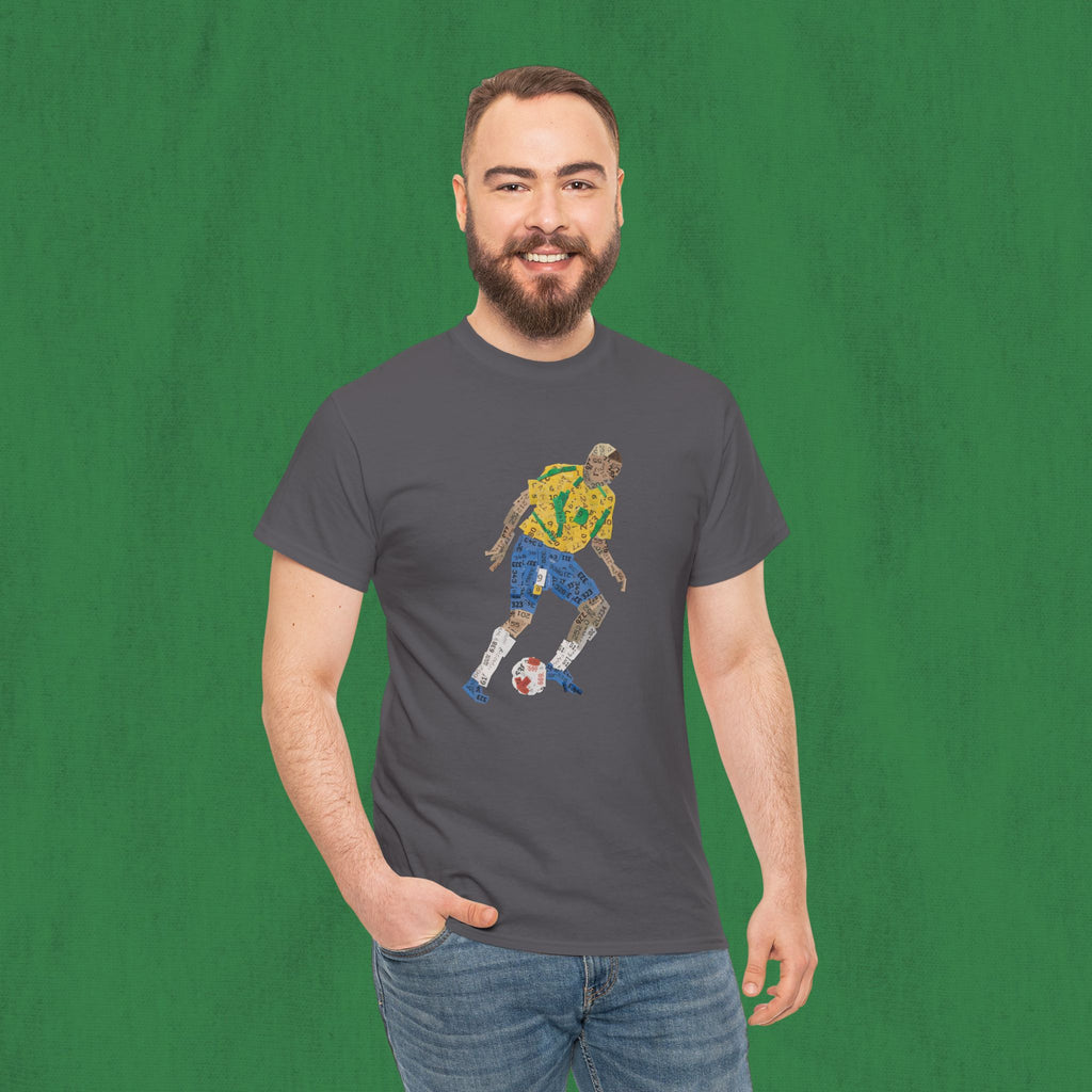 Unisex Heavy Cotton Tee - Ronaldo Nazario R9
