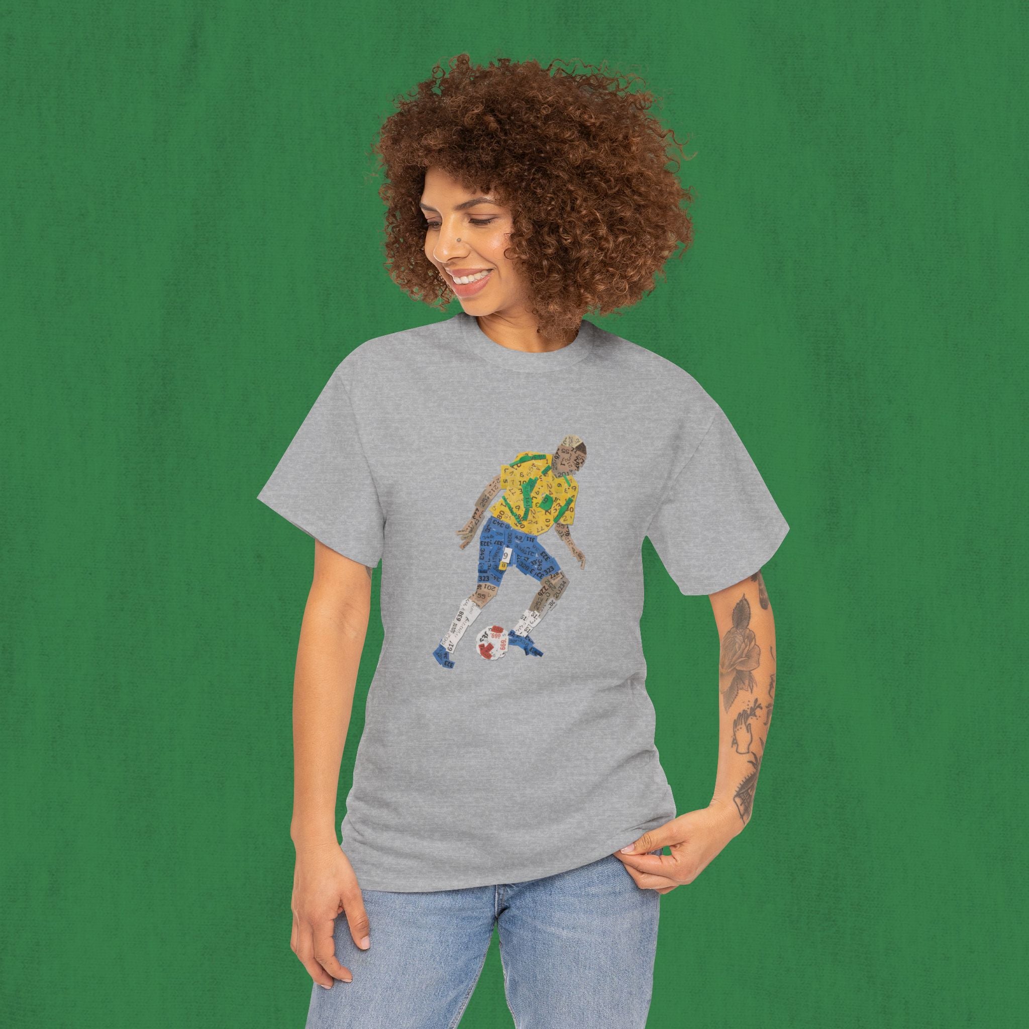 Unisex Heavy Cotton Tee - Ronaldo Nazario R9