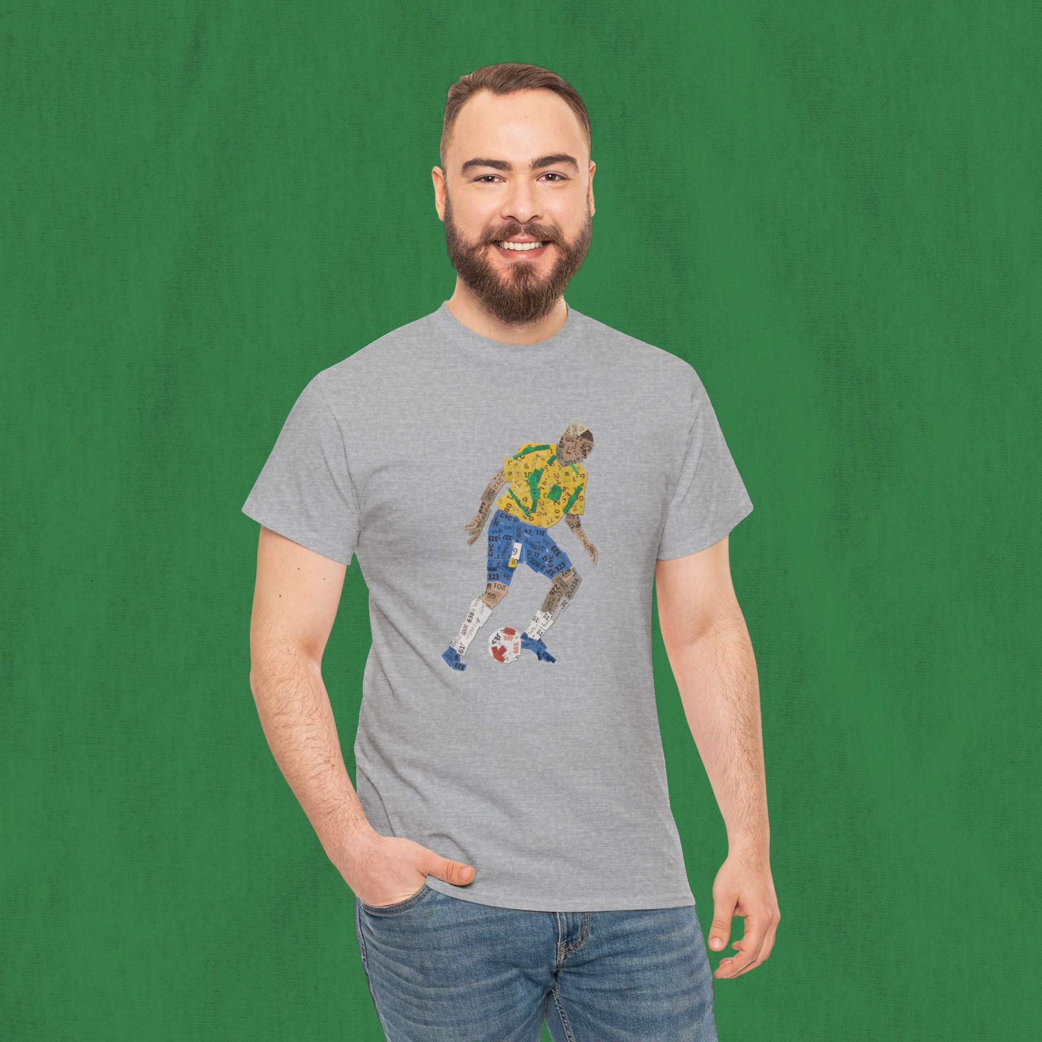 Unisex Heavy Cotton Tee - Ronaldo Nazario R9