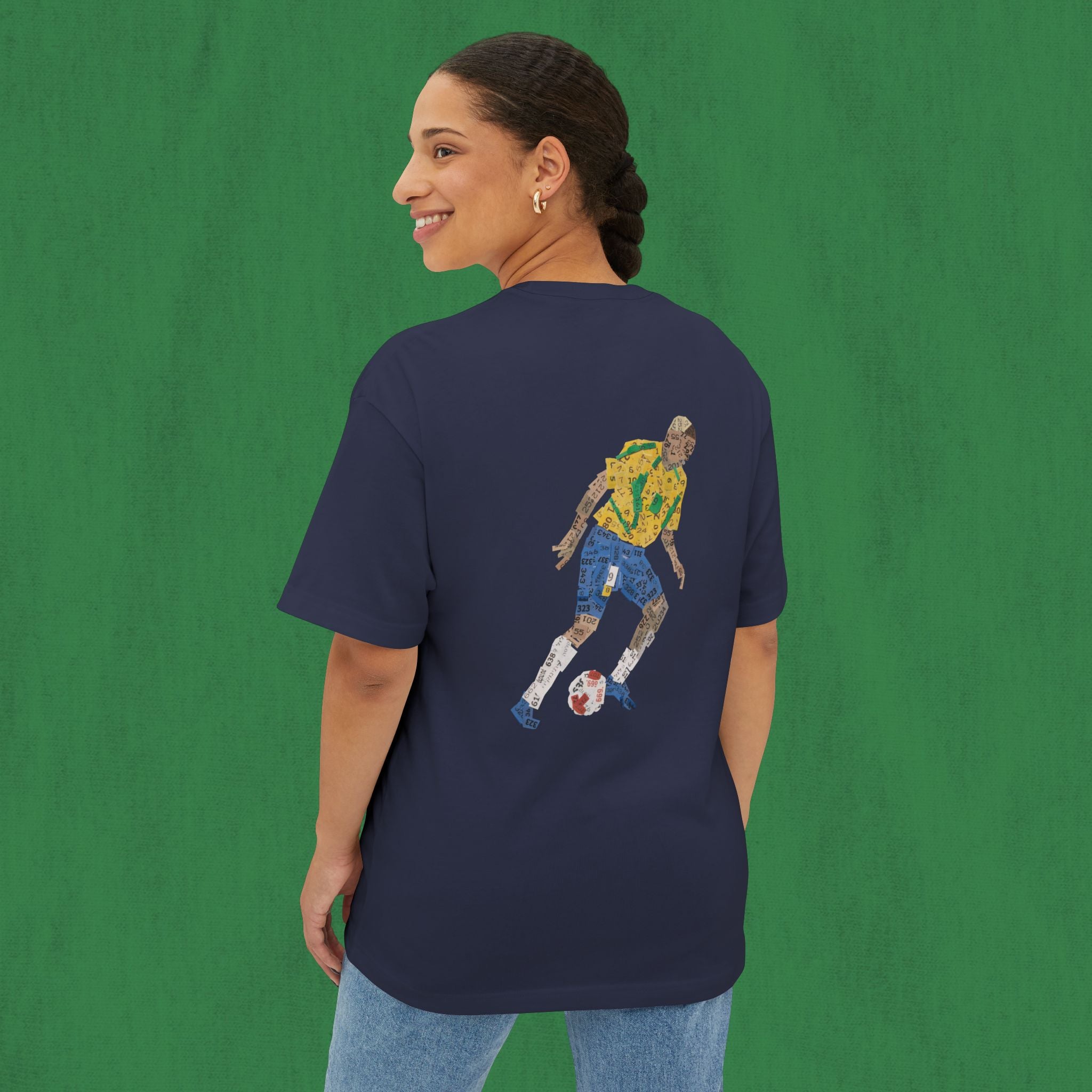 Oversized T-shirt Back Design - Ronaldo Nazario R9
