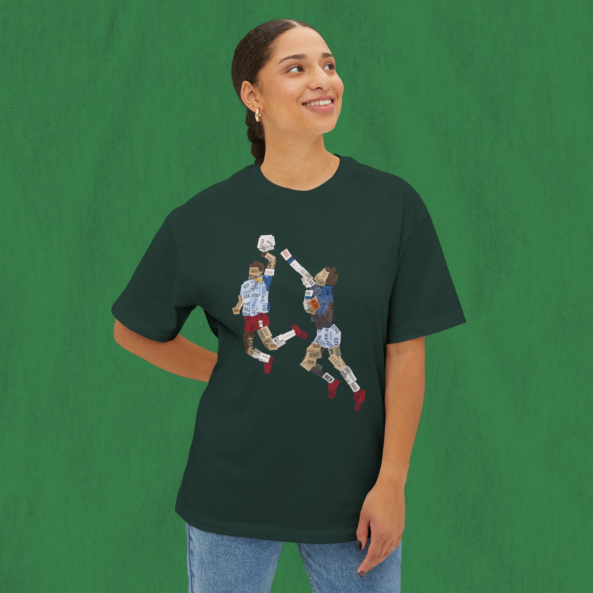 Oversized Boxy T-shirt - Maradona Hand of God