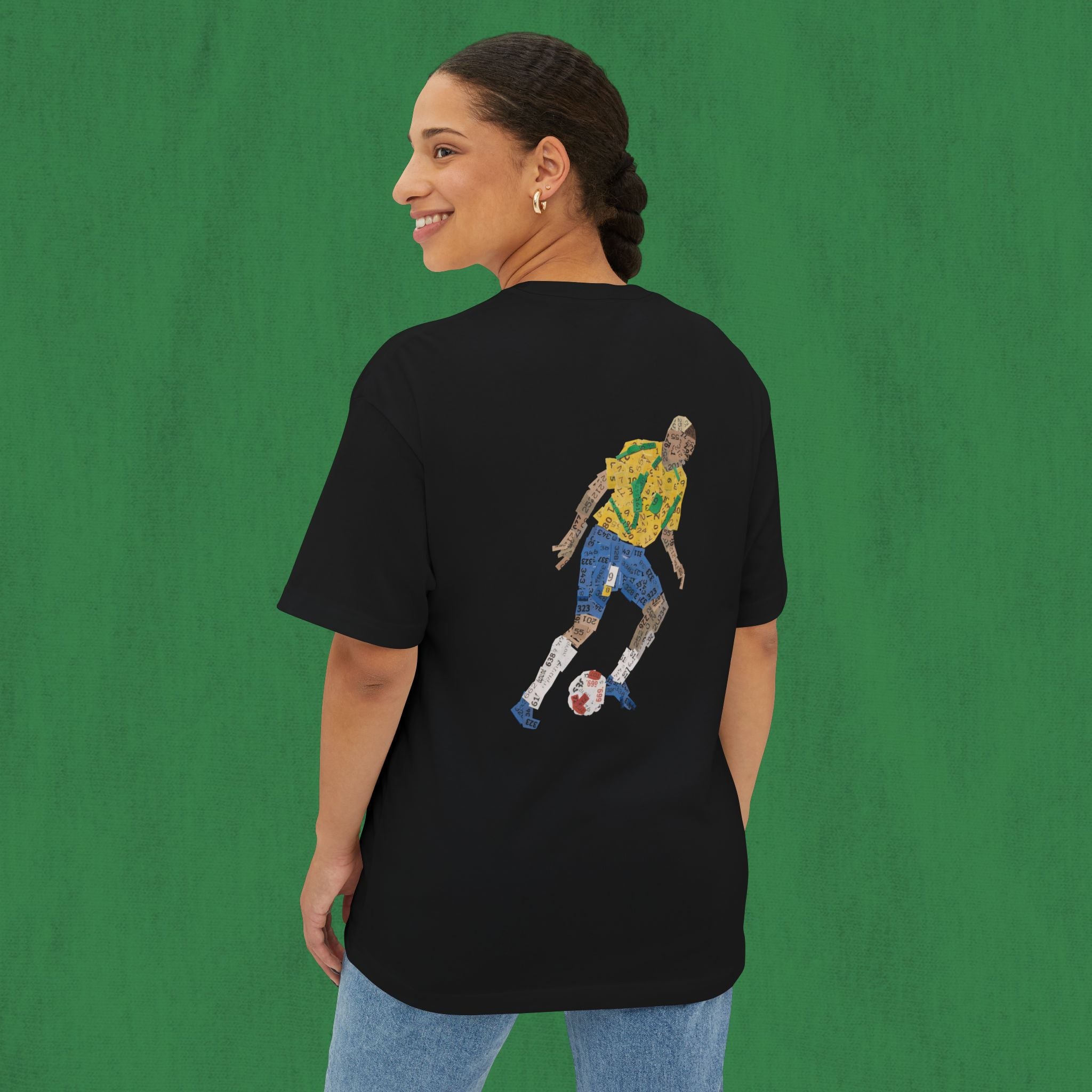 Oversized T-shirt Back Design - Ronaldo Nazario R9