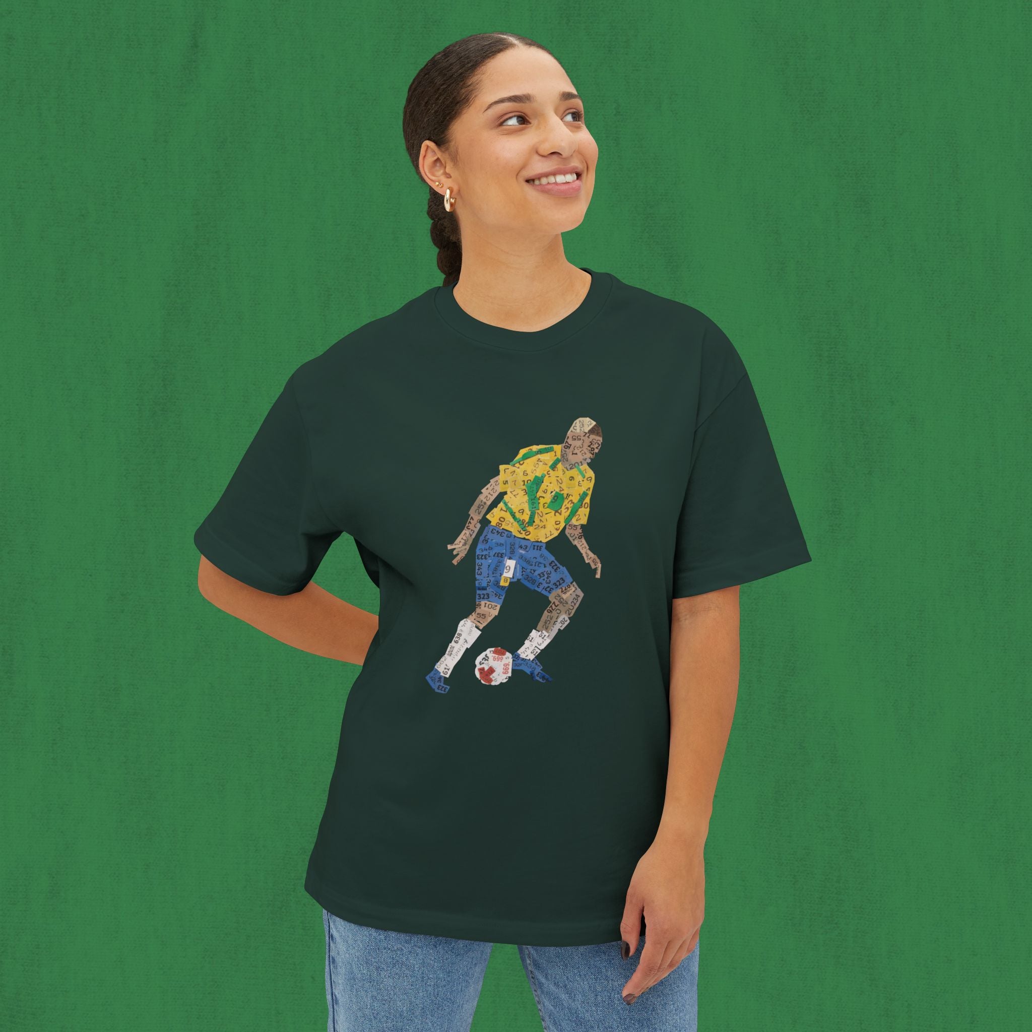 Oversized Boxy T-shirt - Ronaldo Nazario R9