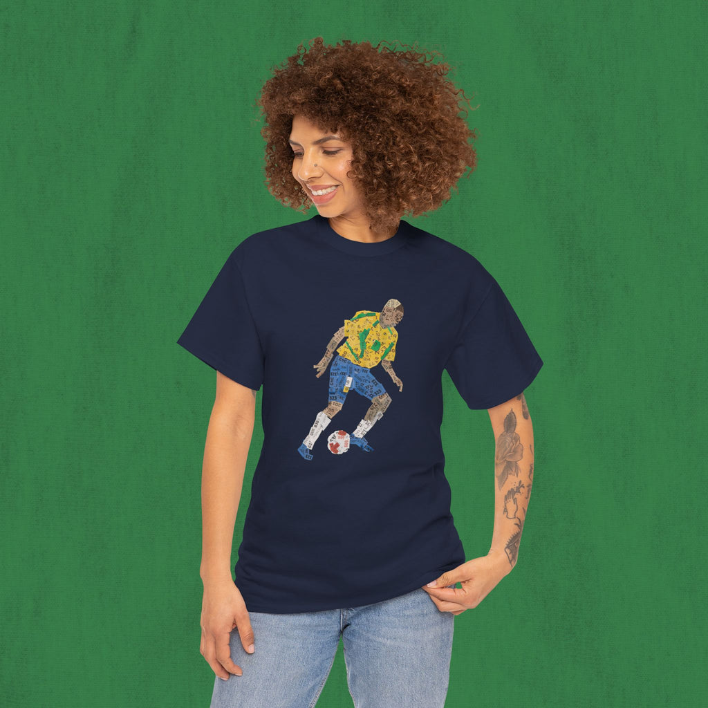 Unisex Heavy Cotton Tee - Ronaldo Nazario R9