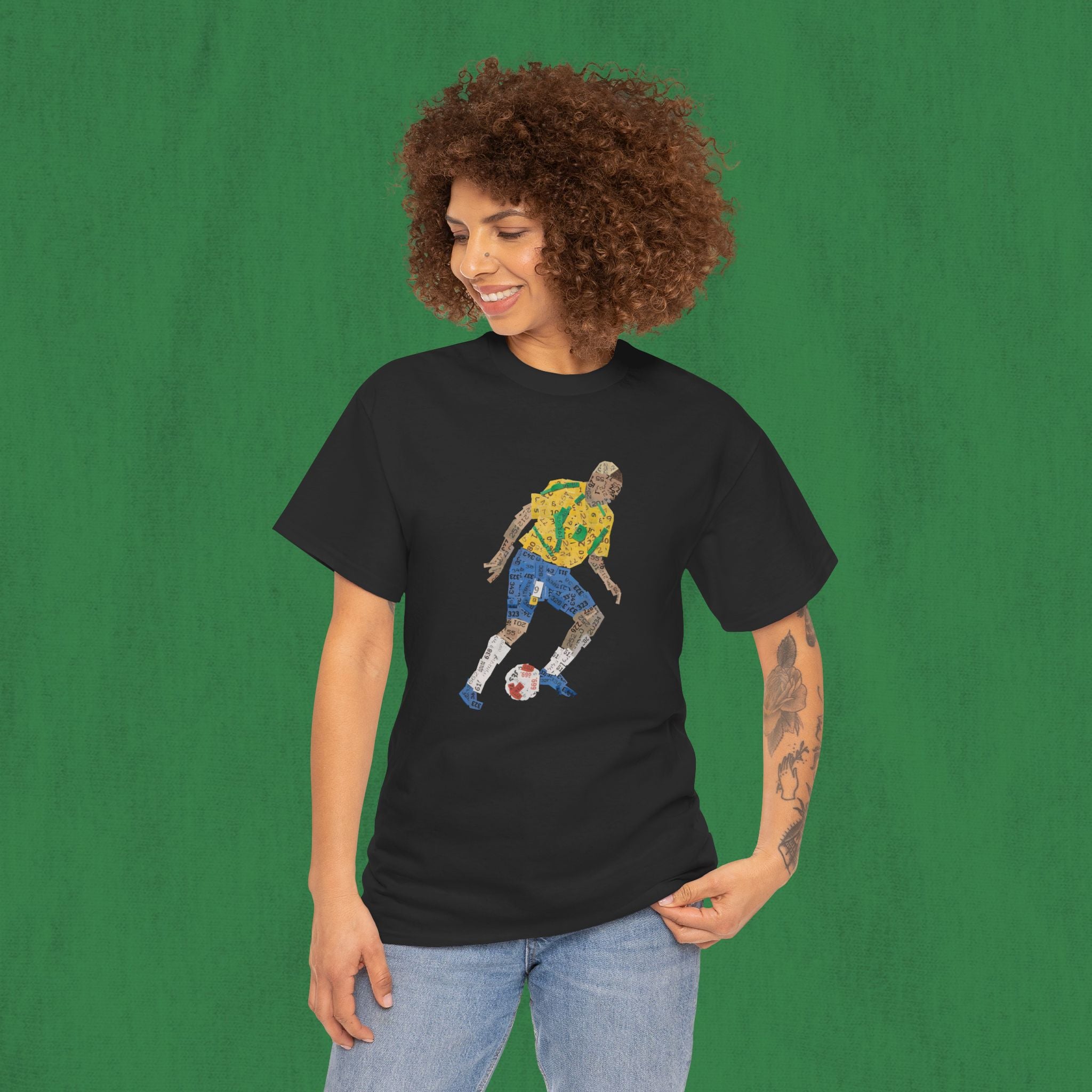 Unisex Heavy Cotton Tee - Ronaldo Nazario R9