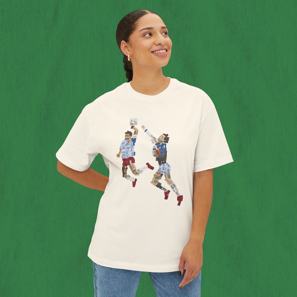 Oversized Boxy T-shirt - Maradona Hand of God