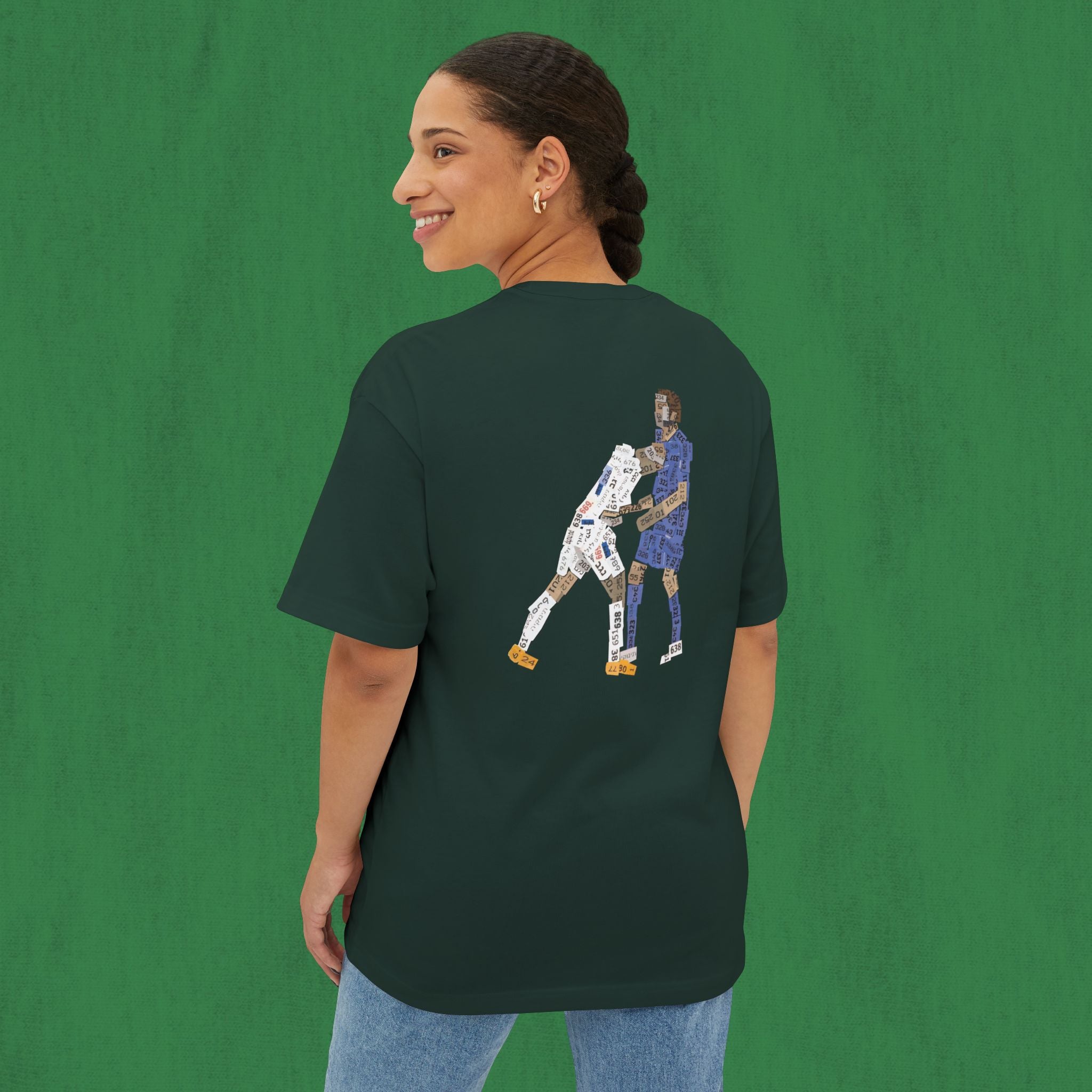 Oversized T-shirt Back Design - Zidane 2006