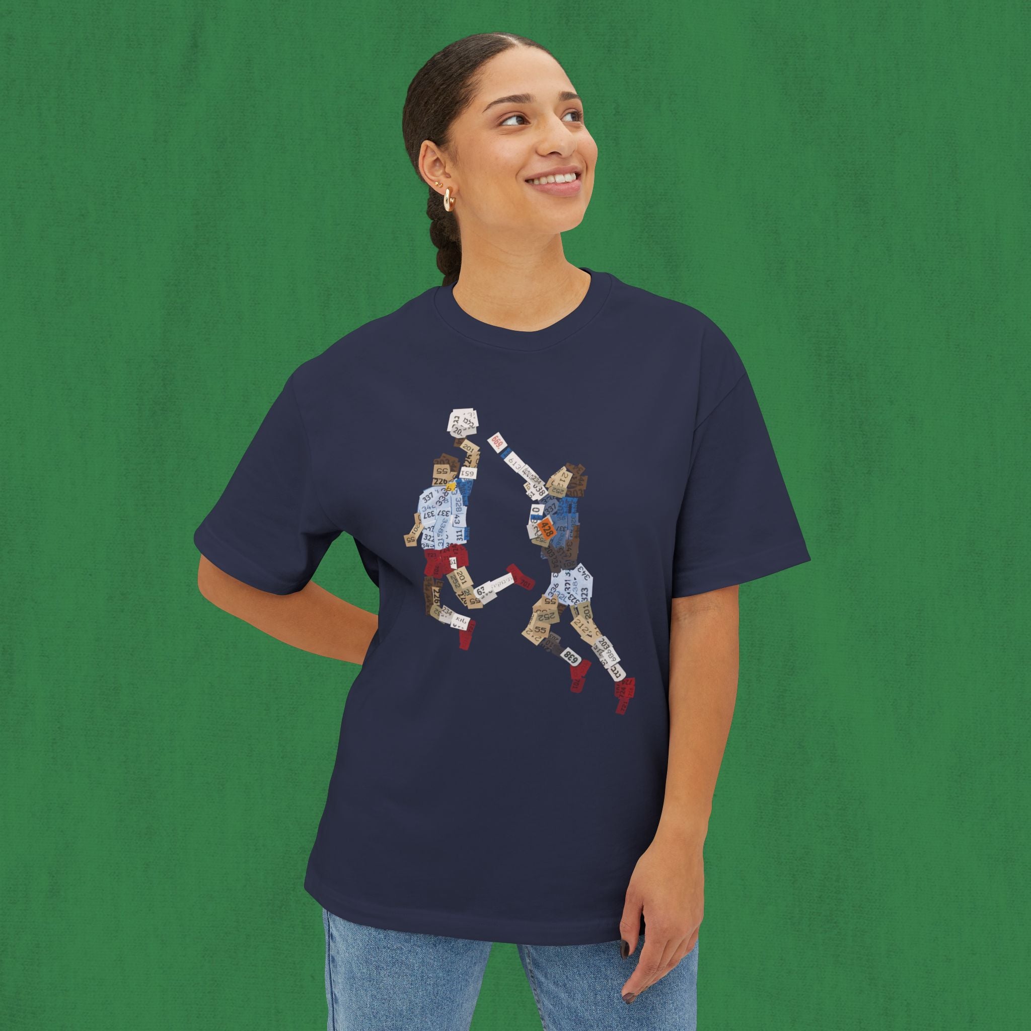 Oversized Boxy T-shirt - Maradona Hand of God